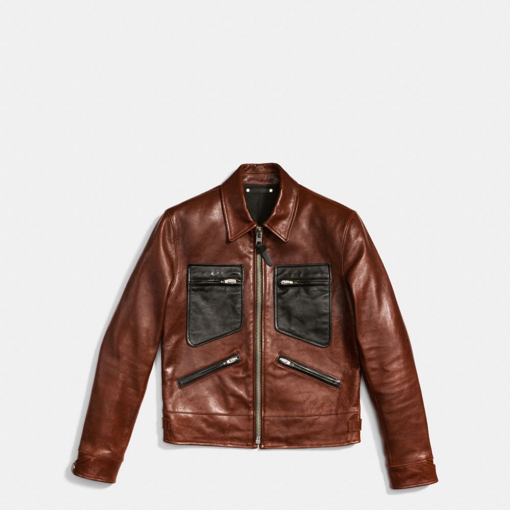 Leather Roadster Jacket