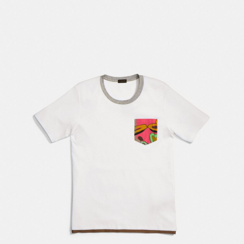 Print Pocket Tee Shirt