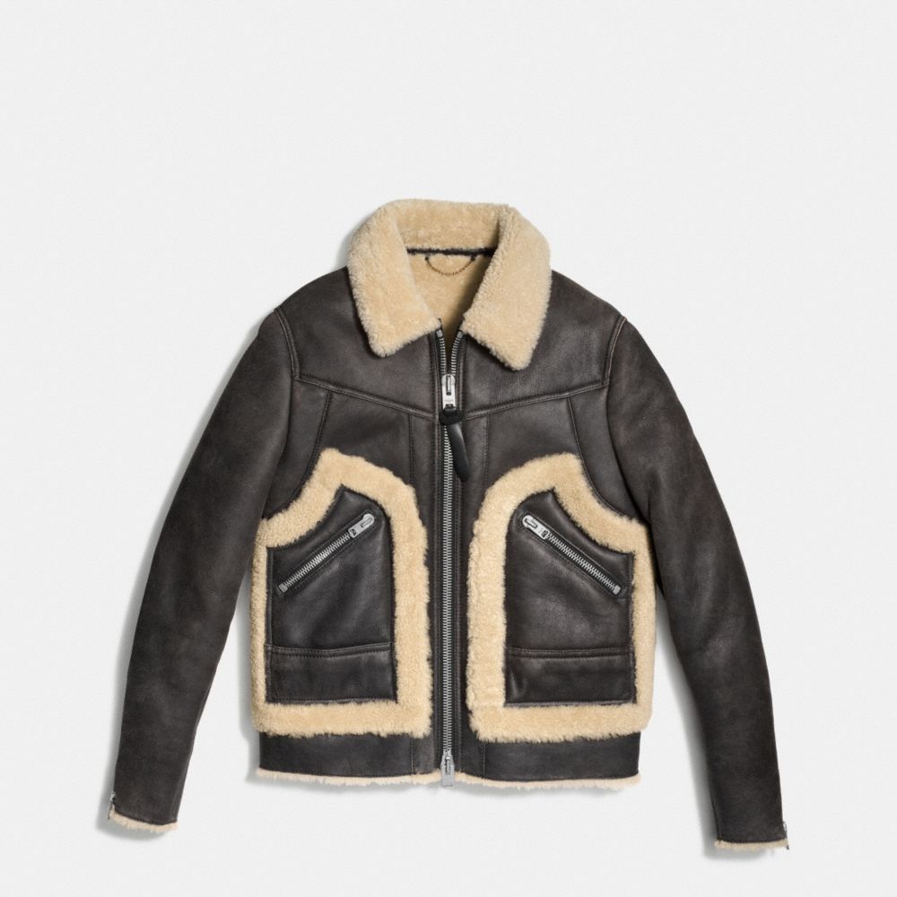 COACH®: Shearling Stinger Jacket