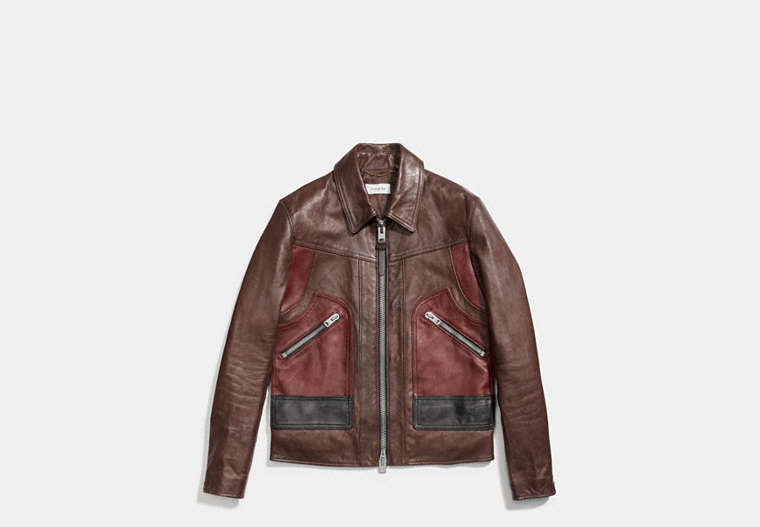 Washed Leather Stinger Jacket