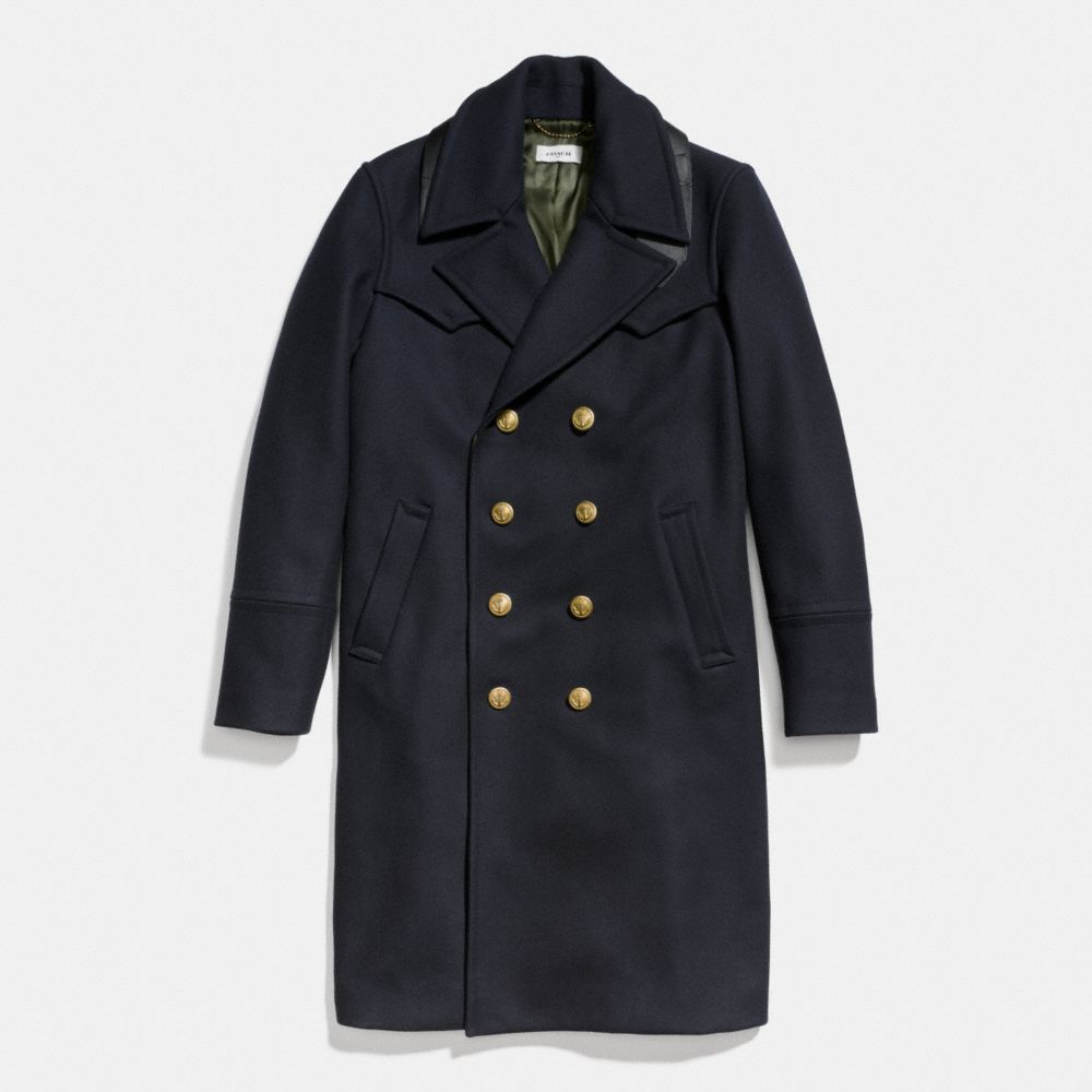 COACH®: Wool Captains Coat