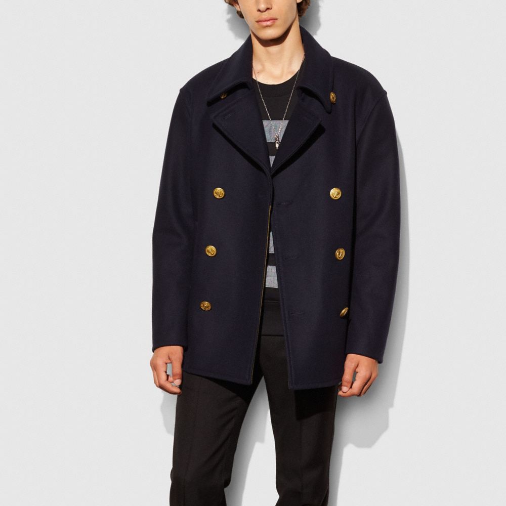 COACH Wool Mariners Coat COACH