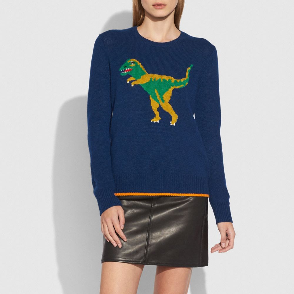 Coach dino cheap sweater