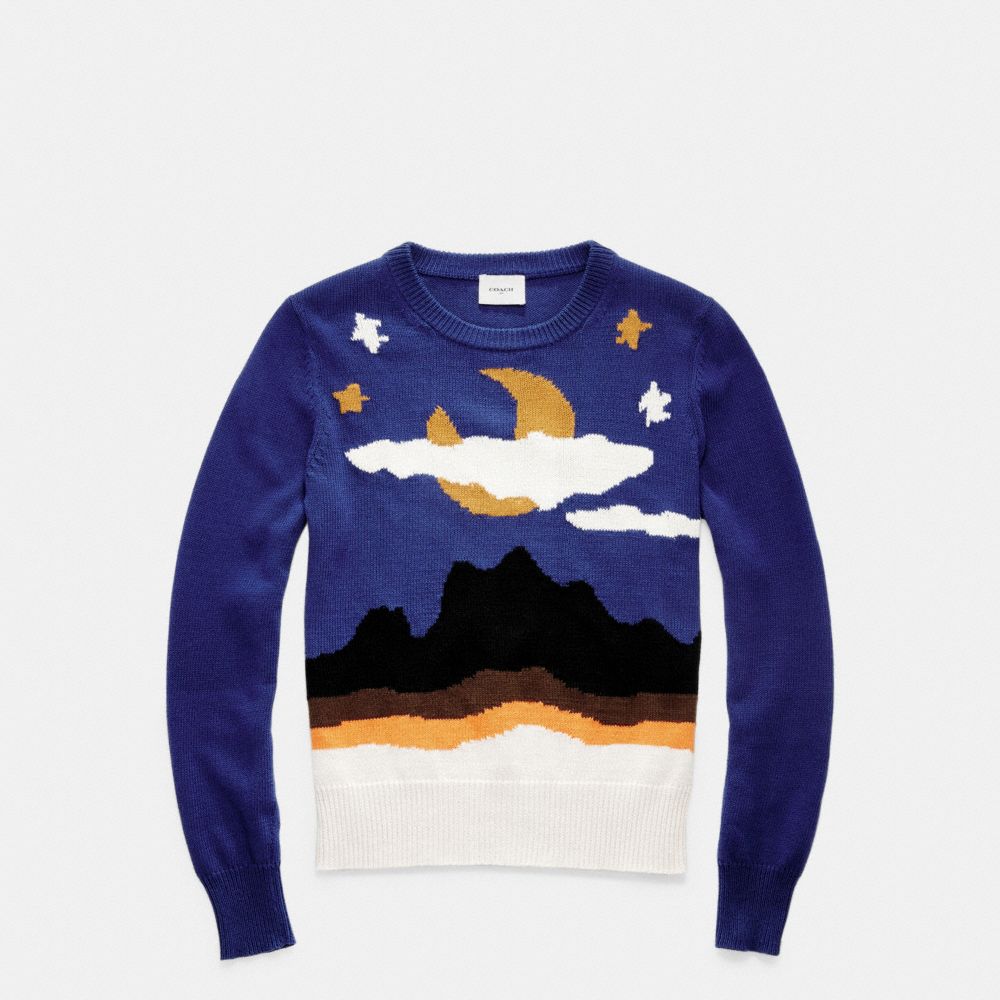 Moonscape Crewneck Sweater