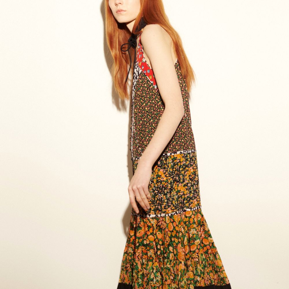 Long Front Placket Dress