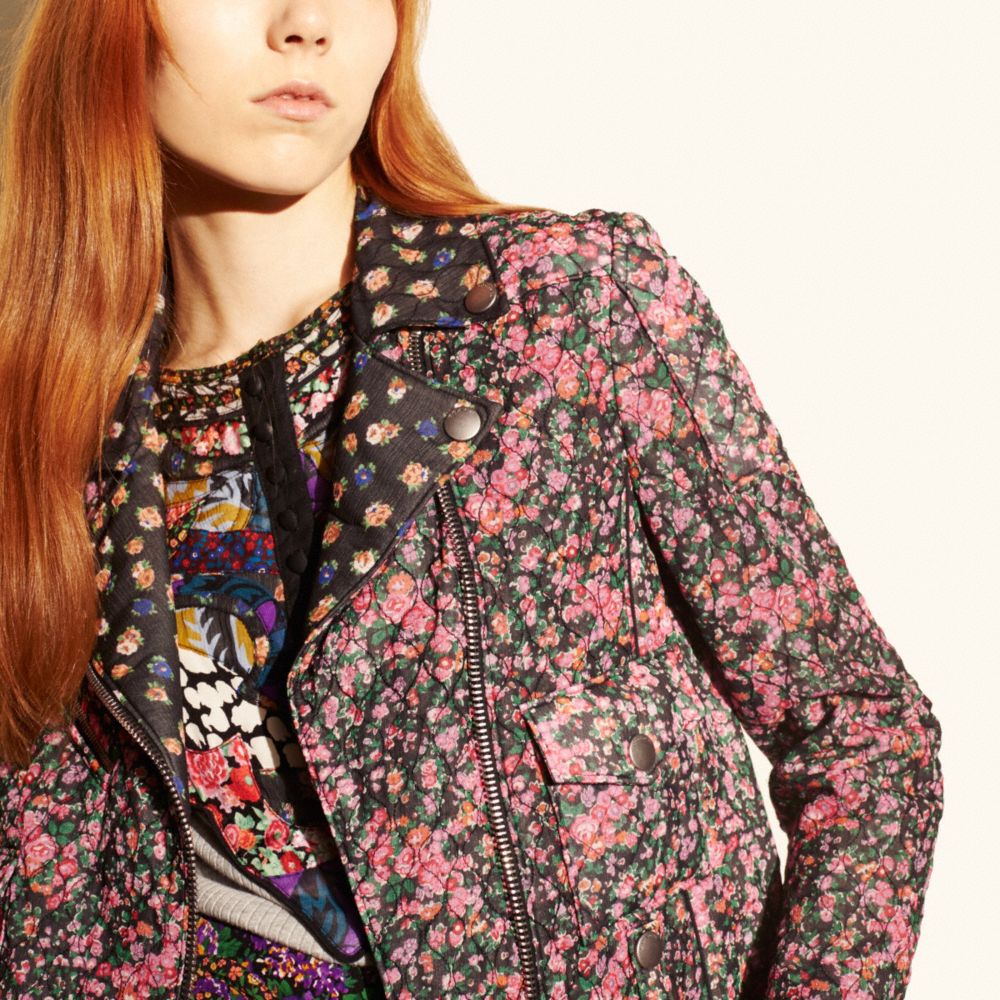 Chiffon Biker Jacket