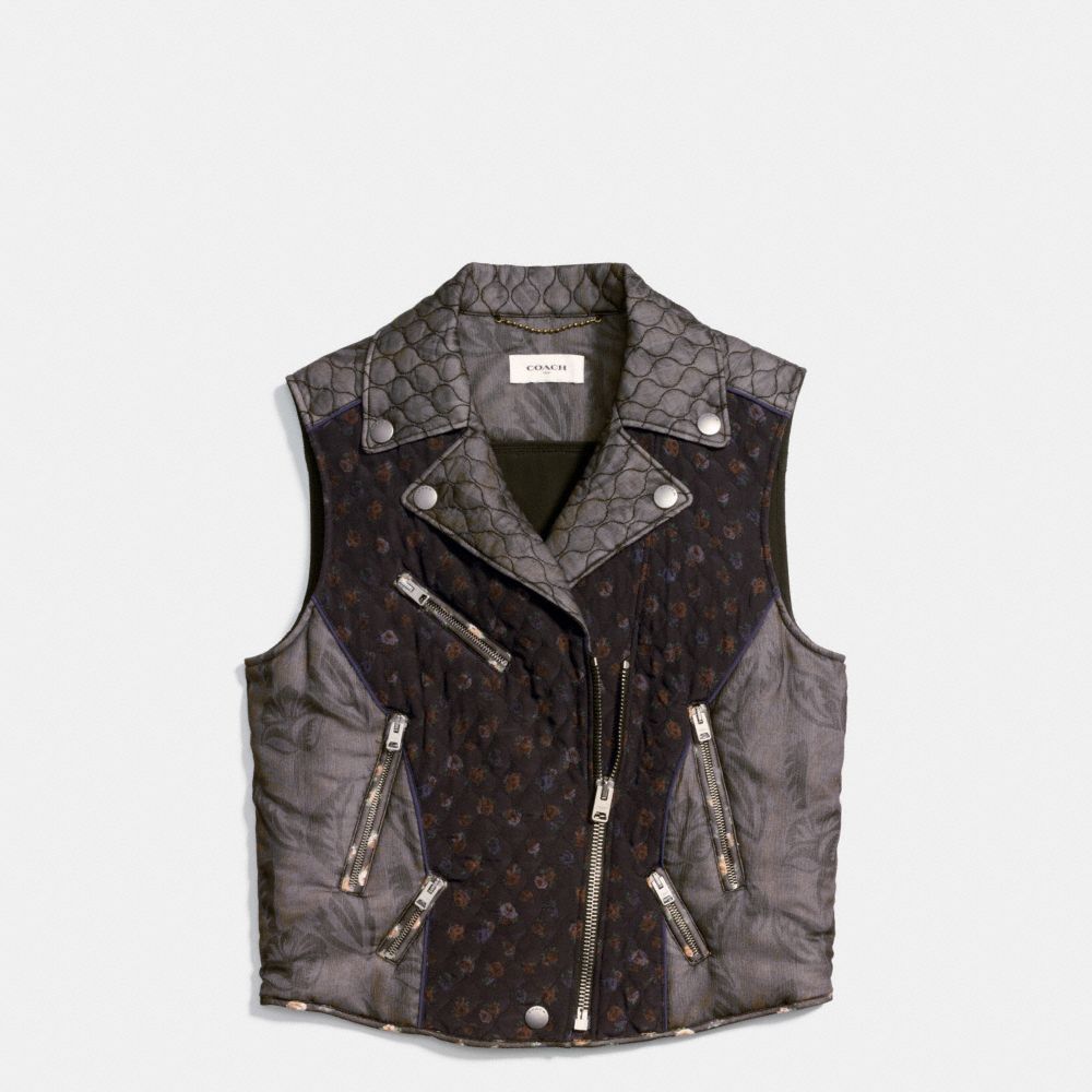 Chiffon Biker Vest