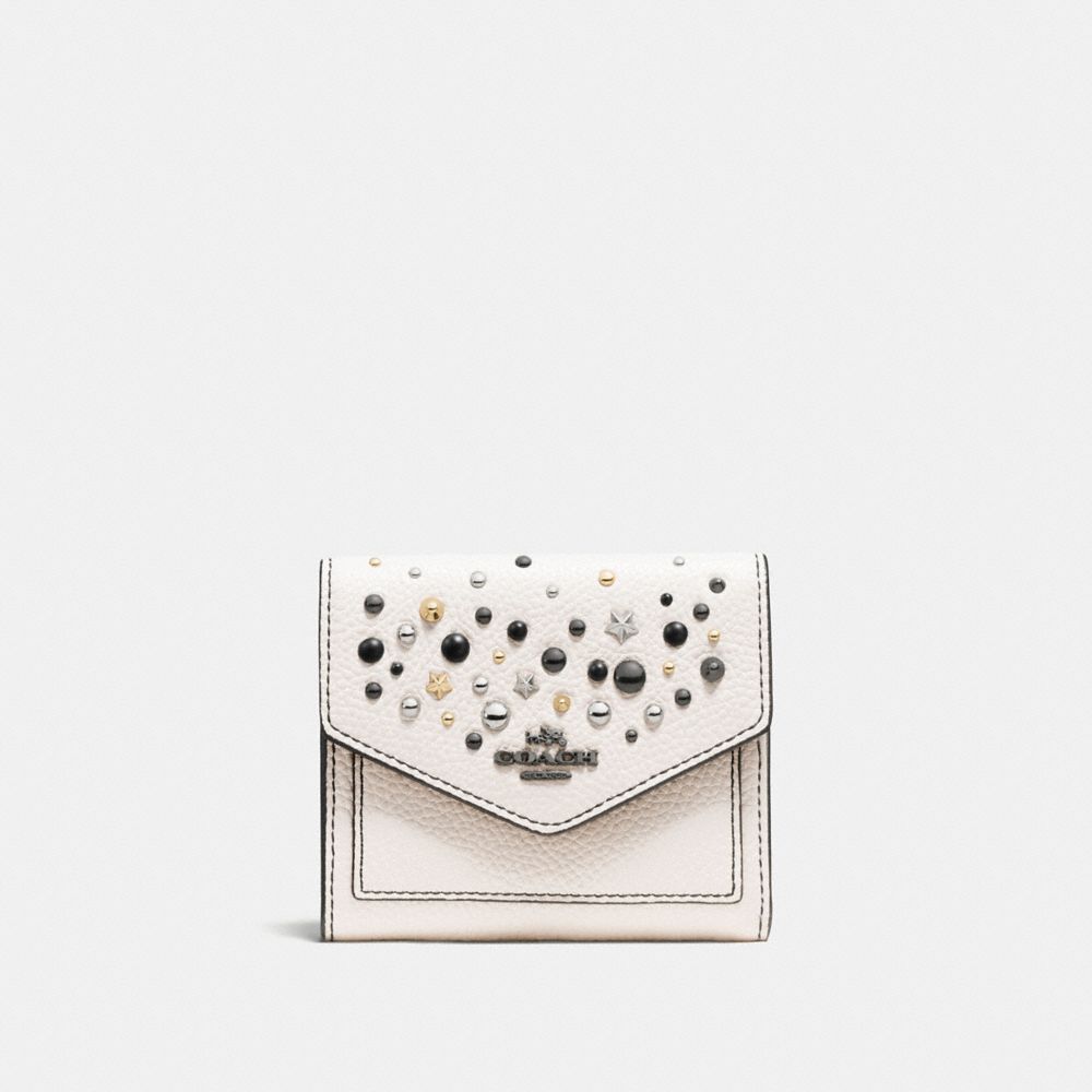 Small Wallet With Star Rivets