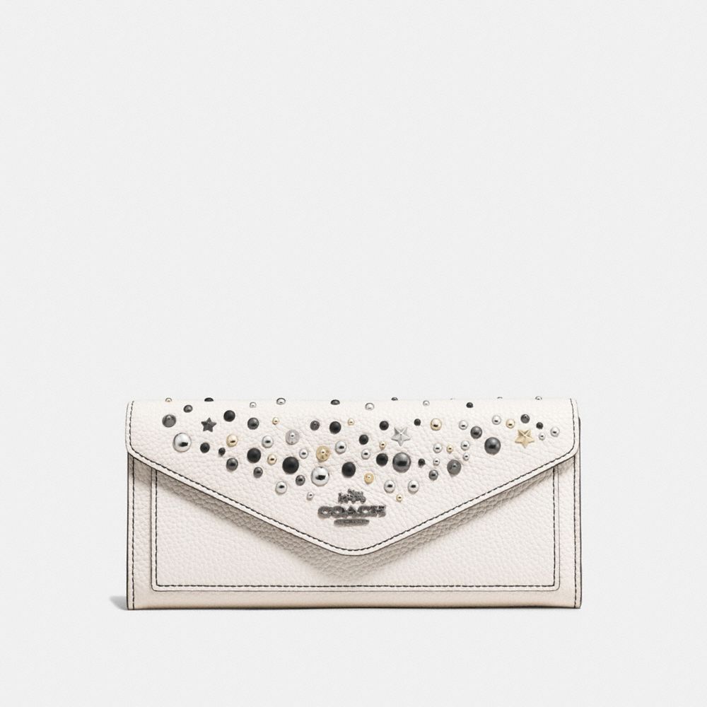 Coach wallet with rivets new arrivals