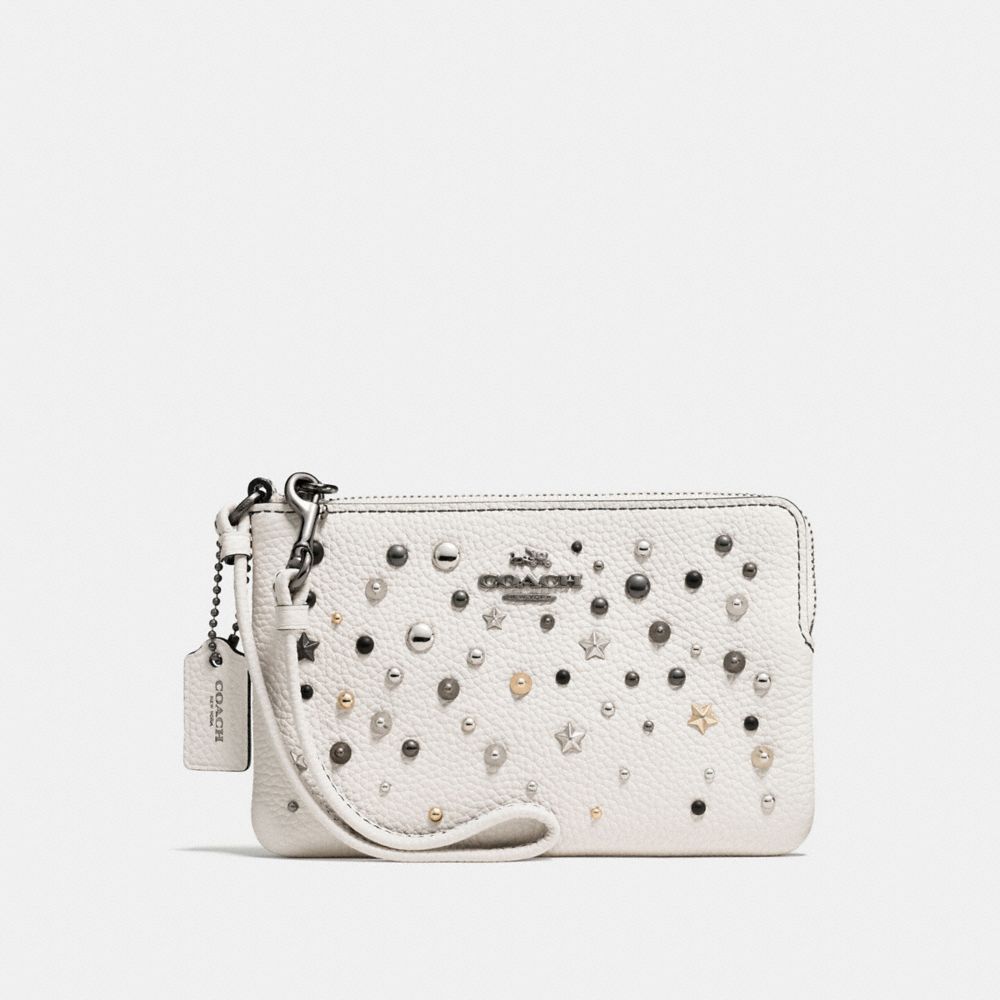 Small Wristlet With Star Rivets