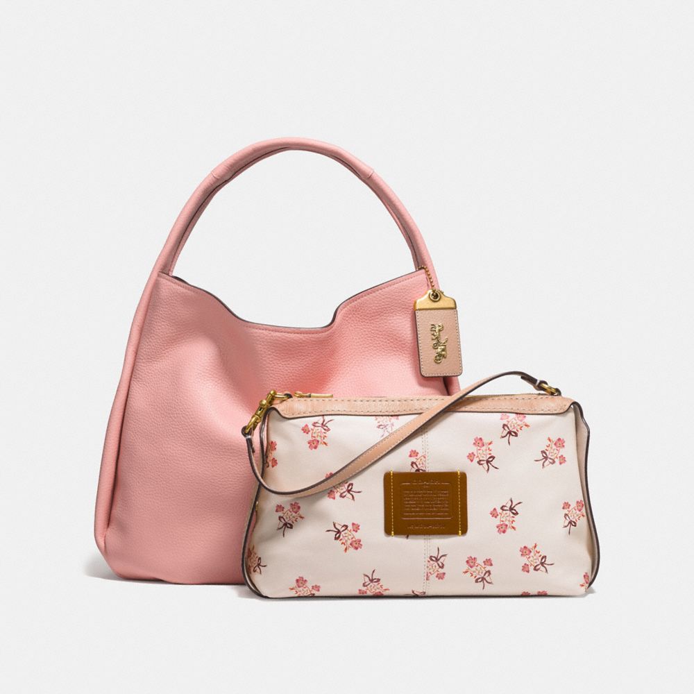 COACH®,Bandit Hobo 39,,Angle View