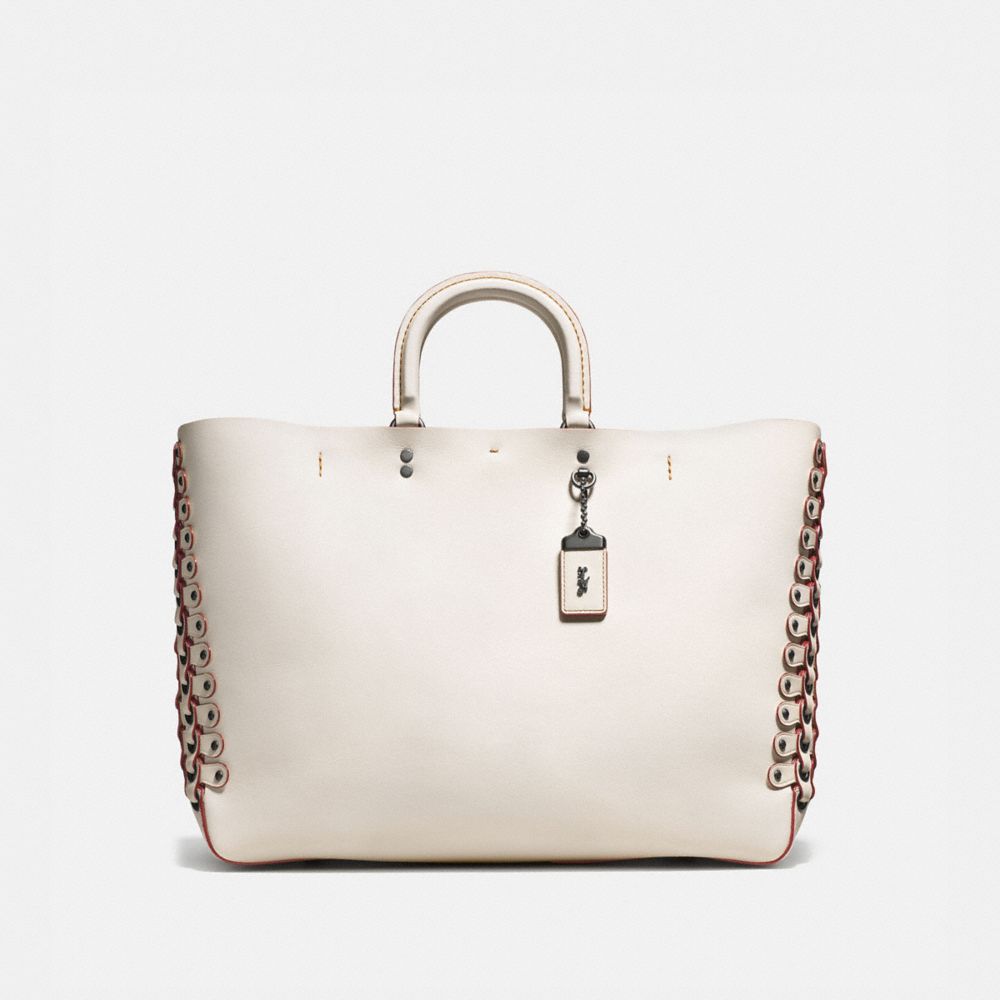 COACH®,Rogue Tote With Coach Link Detail,,Front View