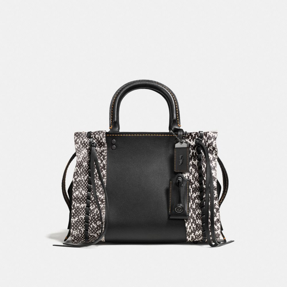 COACH COACH Rogue 25 In Glovetanned Leather With Whipstitch Snake