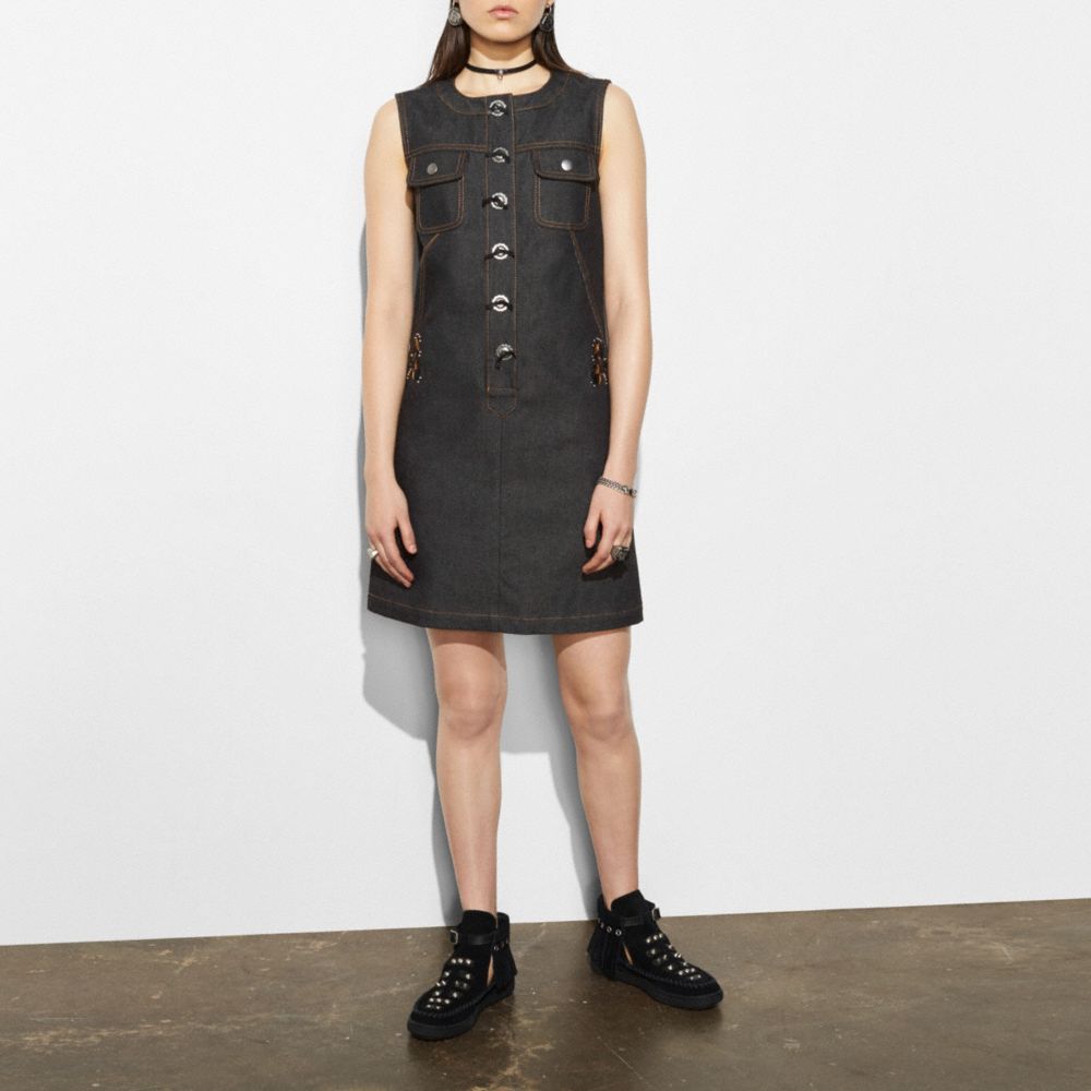 Coach denim outlet dress