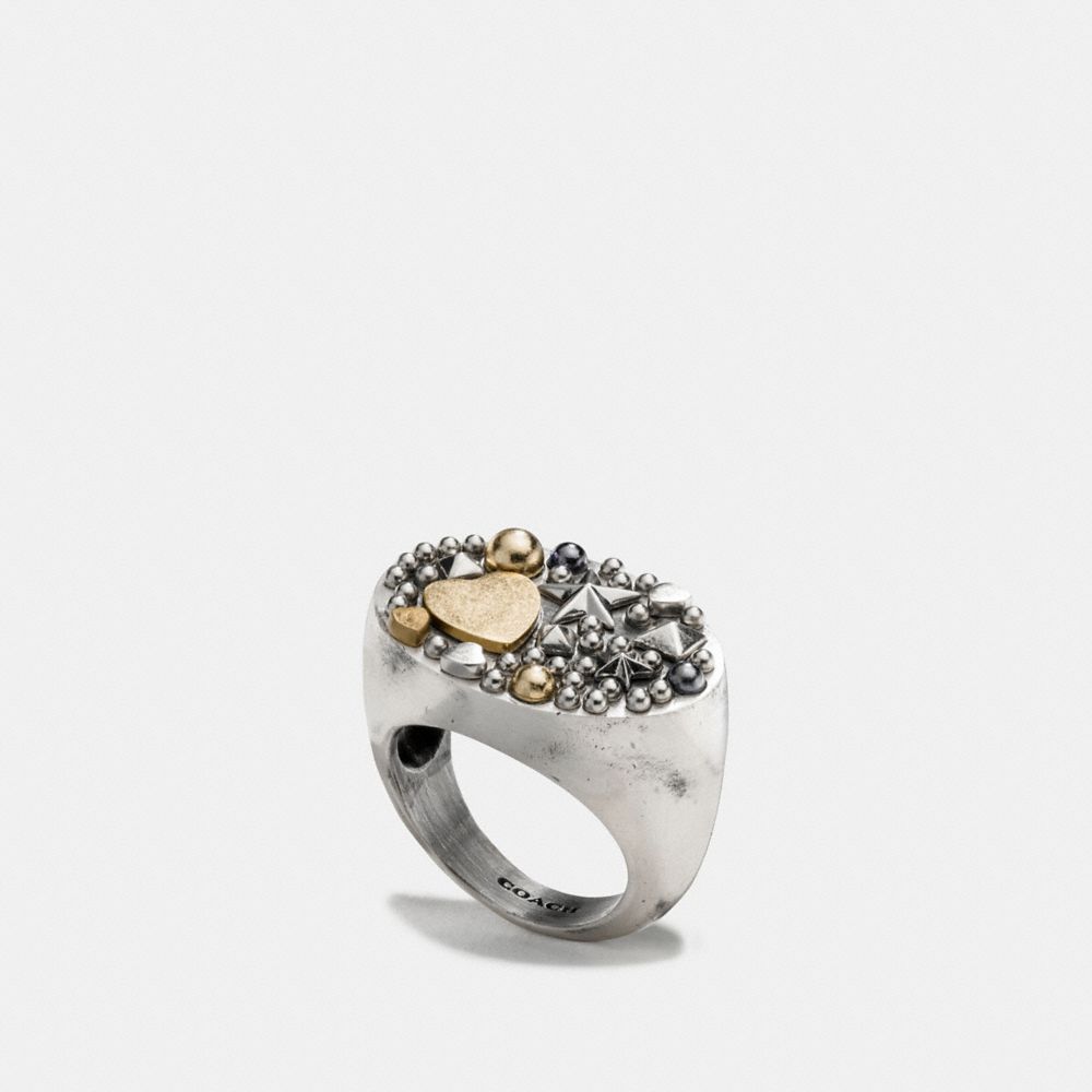 Studded Cluster Ring