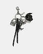 COACH®,COACH ICONS MIX BAG CHARM,Mixed Material,Silver/Multi,Front View