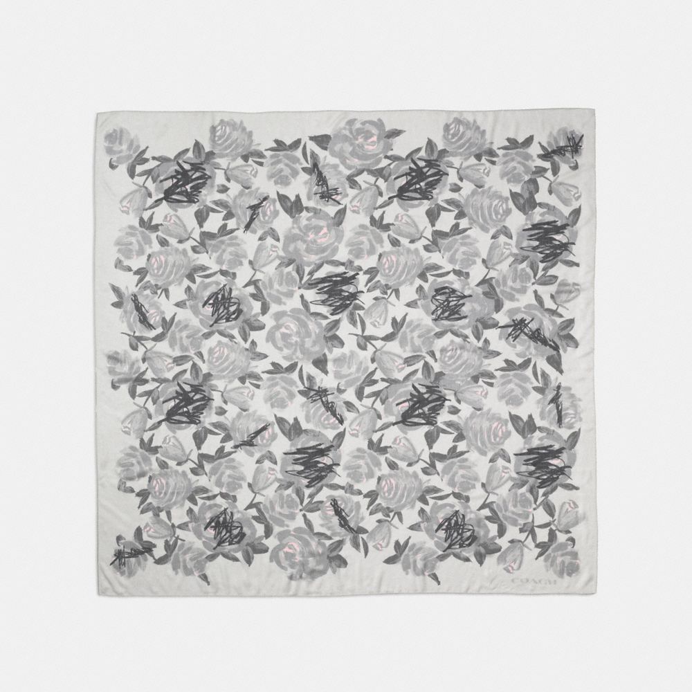 Scribble Camo Rose Scarf