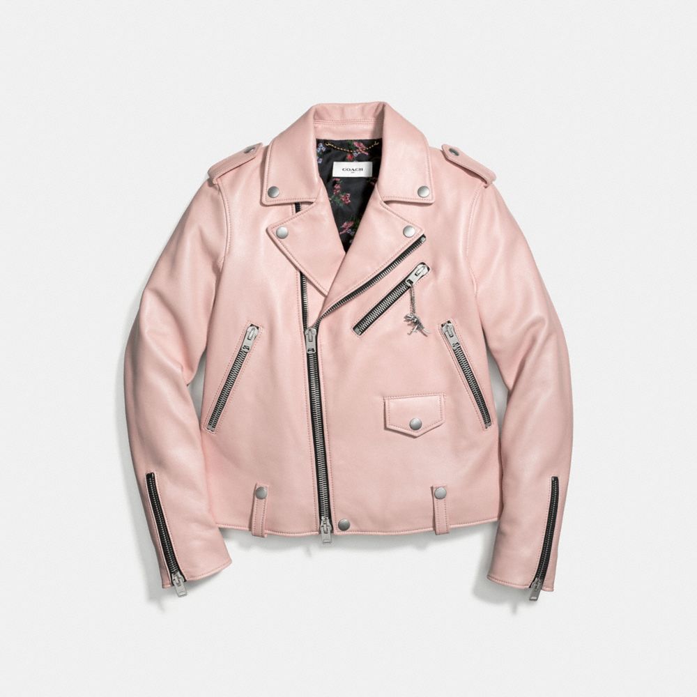 Coach moto jacket clearance women's