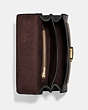 COACH®,TABBY TOP HANDLE 20 IN SIGNATURE CANVAS,Signature Coated Canvas,Medium,Brass/Tan Black,Inside View,Top View