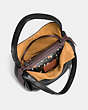 COACH®,BANDIT HOBO,Leather,Large,Black Copper/Black,Inside View,Top View