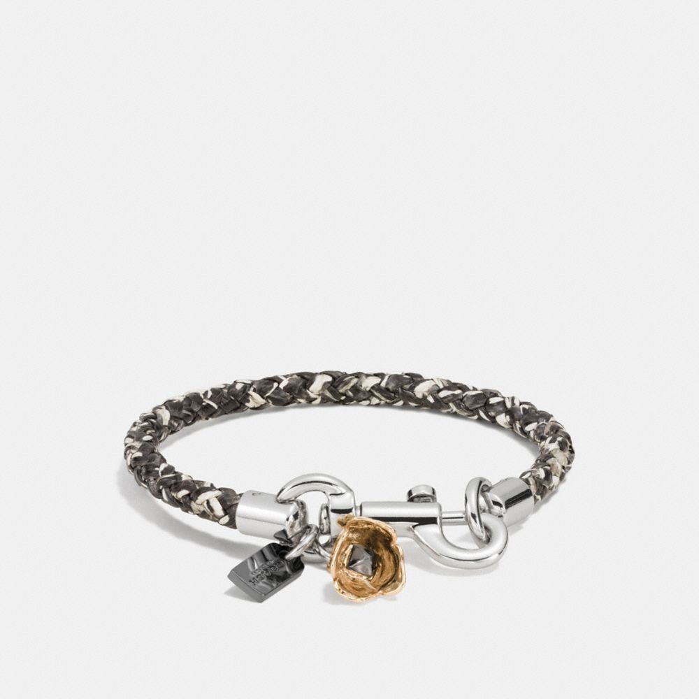 Bracelet d'amitié en peau de serpent Coach Charms