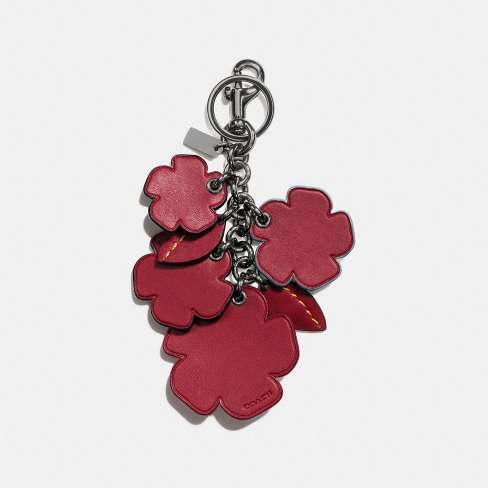 Snakeskin Willow Floral Mix Bag Charm