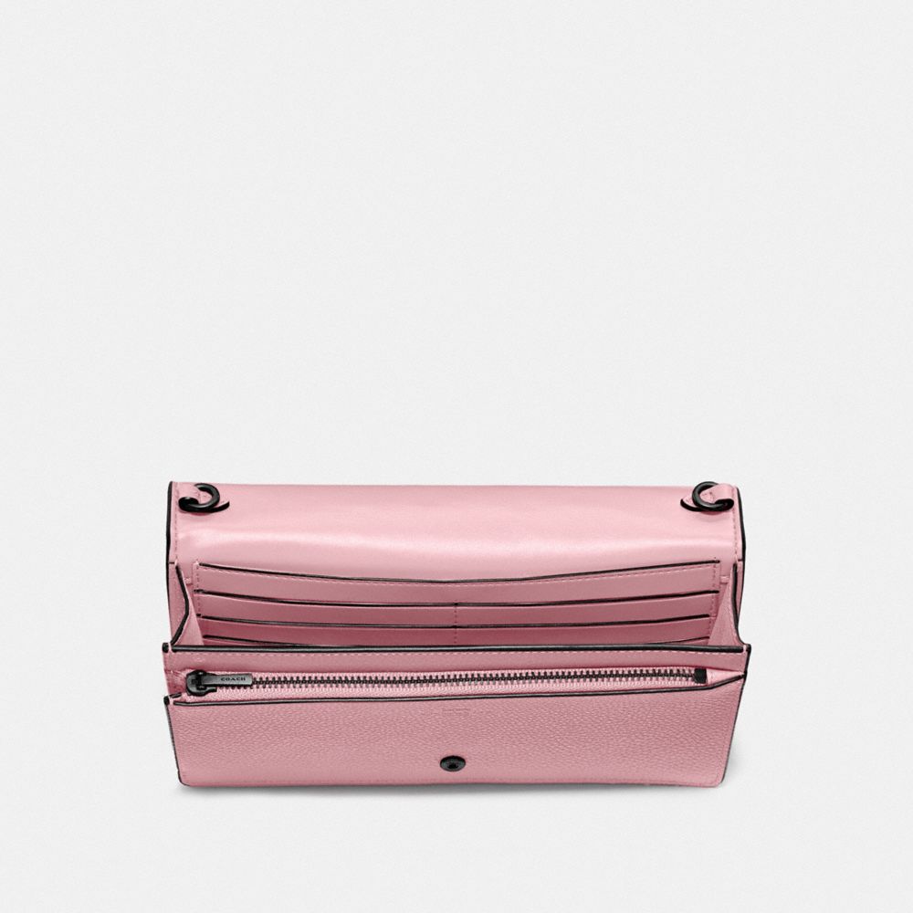 COACH®,Hayden Foldover Crossbody Clutch,,Inside View,Top View