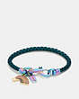 COACH®,SPACE CHARMS FRIENDSHIP BRACELET,Mixed Material,S7/Metallic Mineral,Front View
