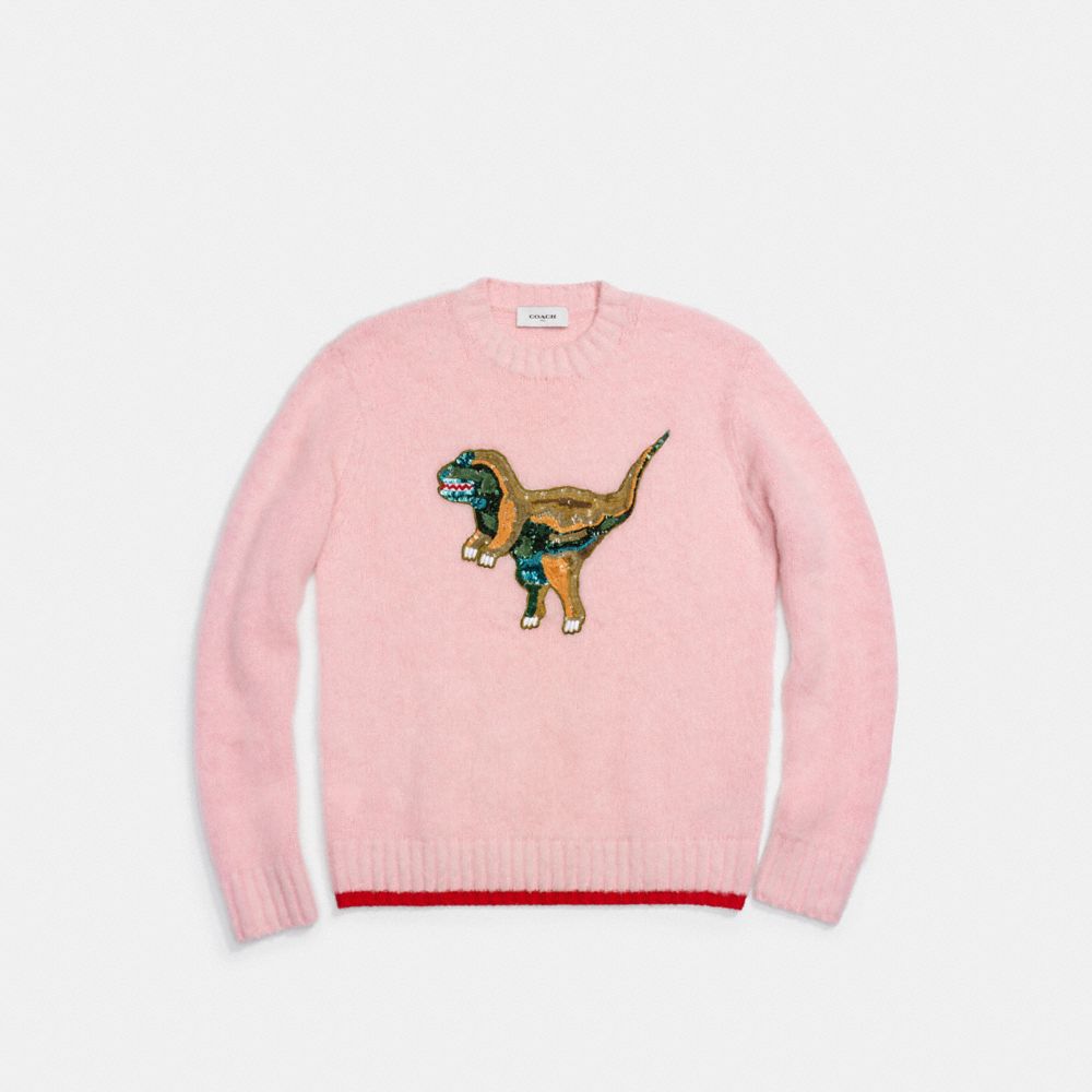 Coach t rex outlet sweater