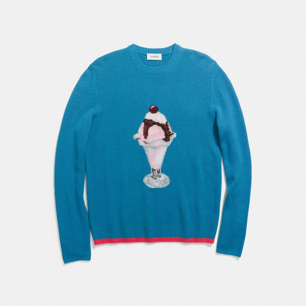 COACH Sundae Intarsia Sweater