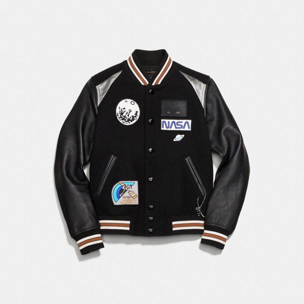 極美品 COACH NASA×Space versity jacket XL - sigurainvest.com.br