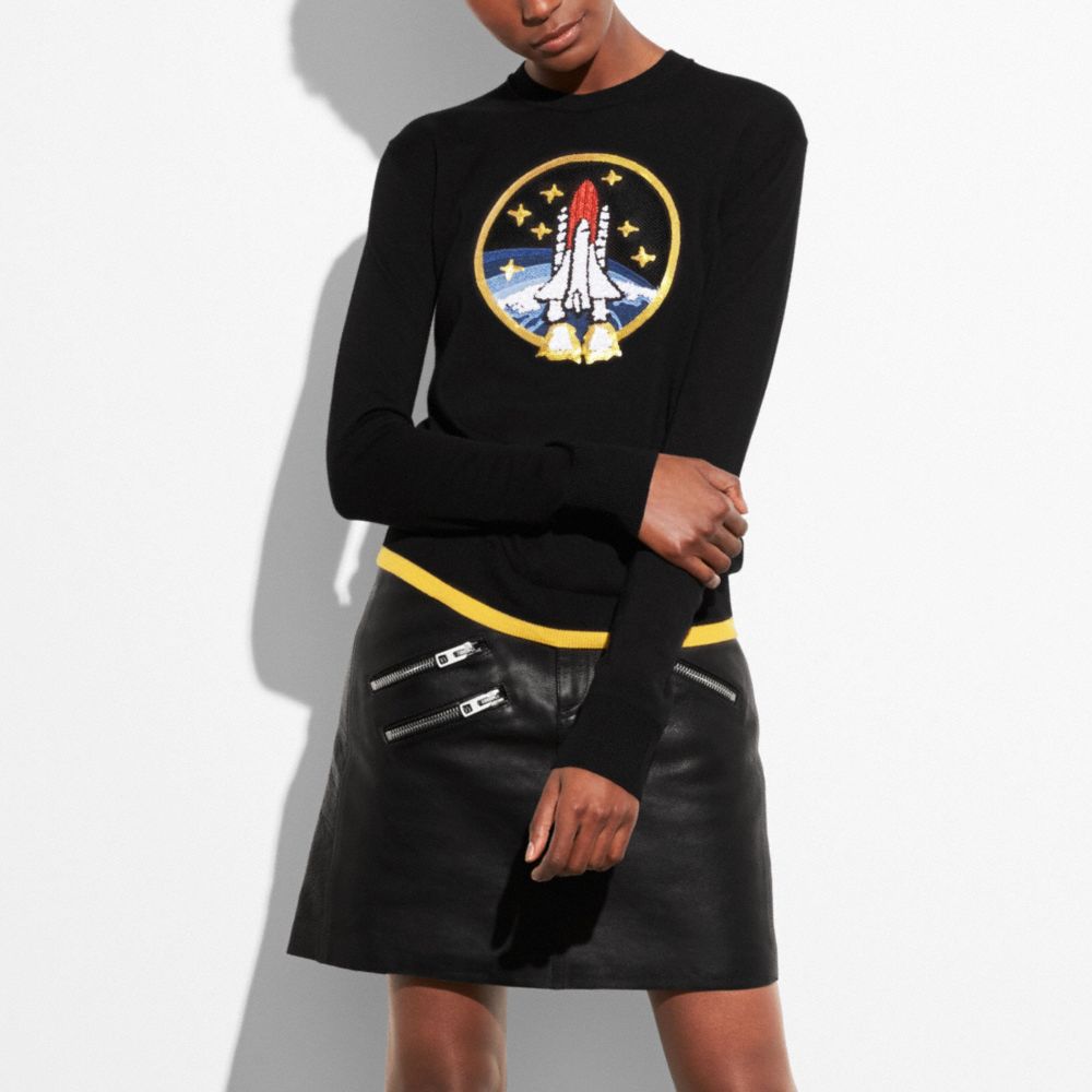 Rocket Shuttle Crewneck Sweater