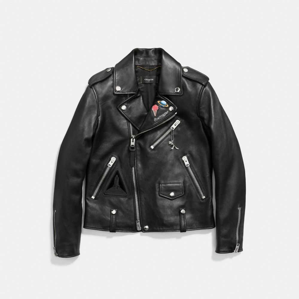 Space Patch Moto Jacket