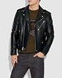 COACH®,MOTO JACKET,Leather,BLACK 2,Scale View