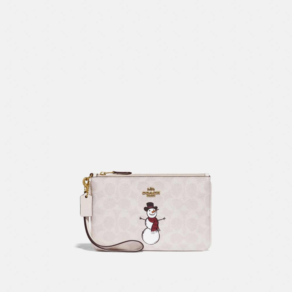 Coach Signature Wristlet