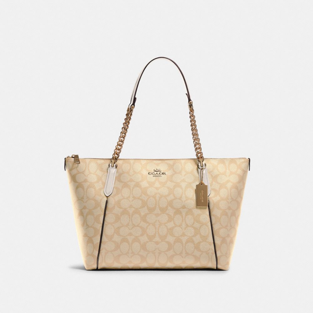 Ava chain hot sale tote coach