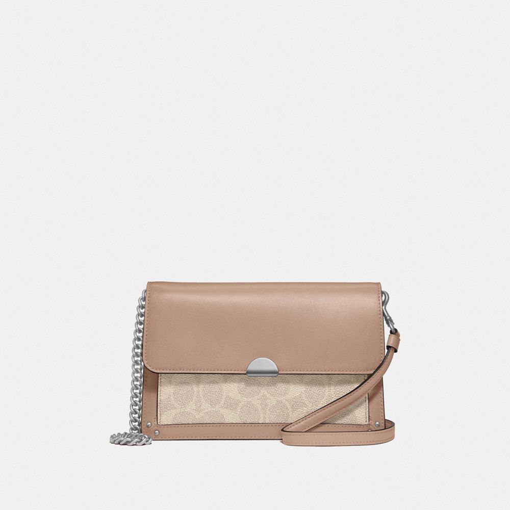 COACH®,Dreamer Convertible Crossbody In Colorblock Signature Canvas,,Front View