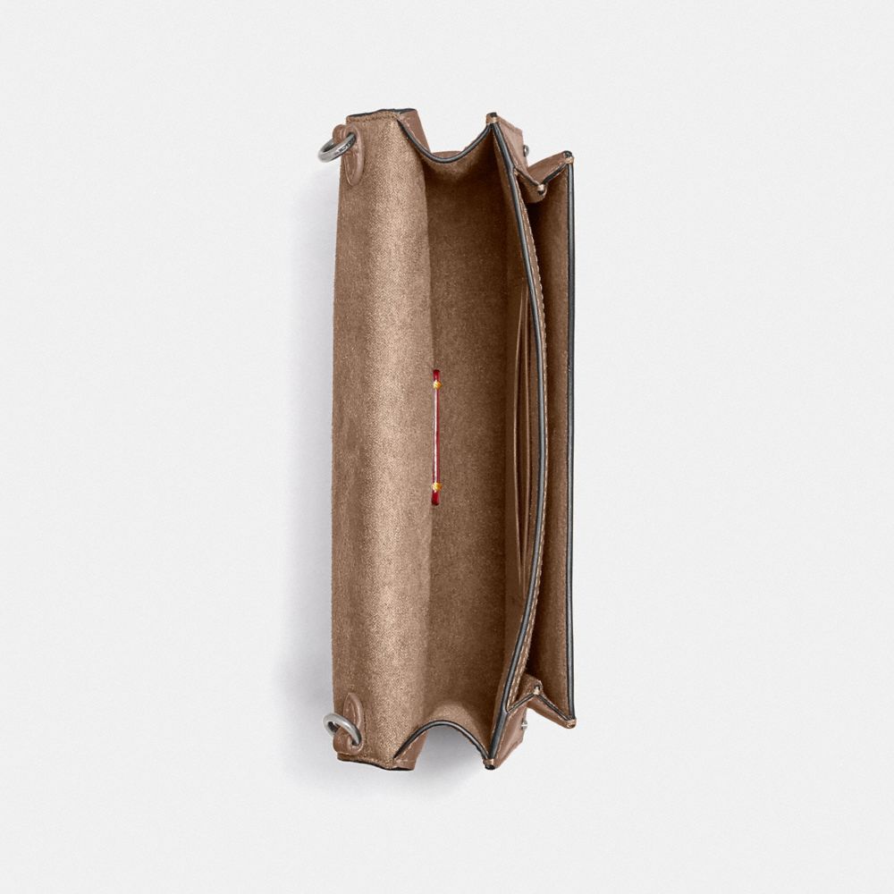 COACH®,Dreamer Convertible Crossbody In Colorblock Signature Canvas,,Inside View,Top View