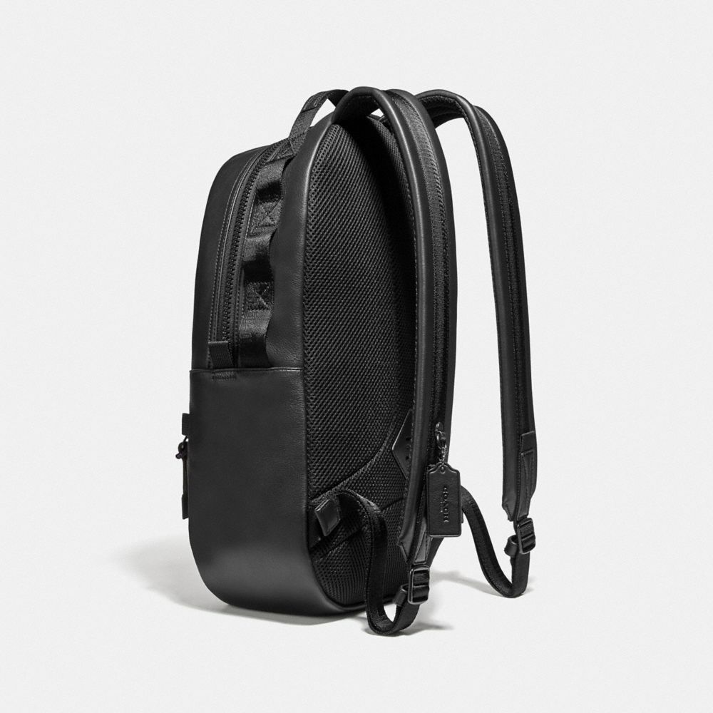 COACH® | Pacer Backpack In Signature Canvas With Coach Patch