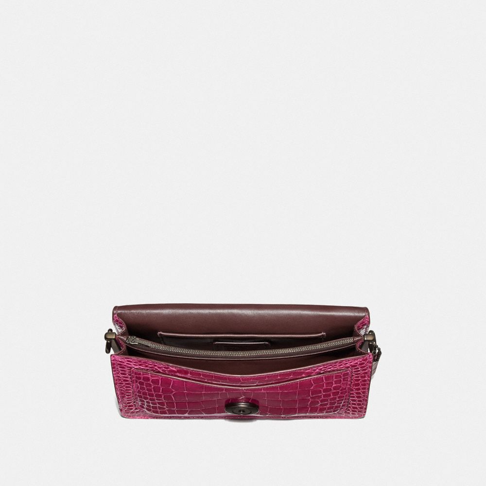COACH®,Tabby Shoulder Bag 26 In Alligator,,Inside View,Top View