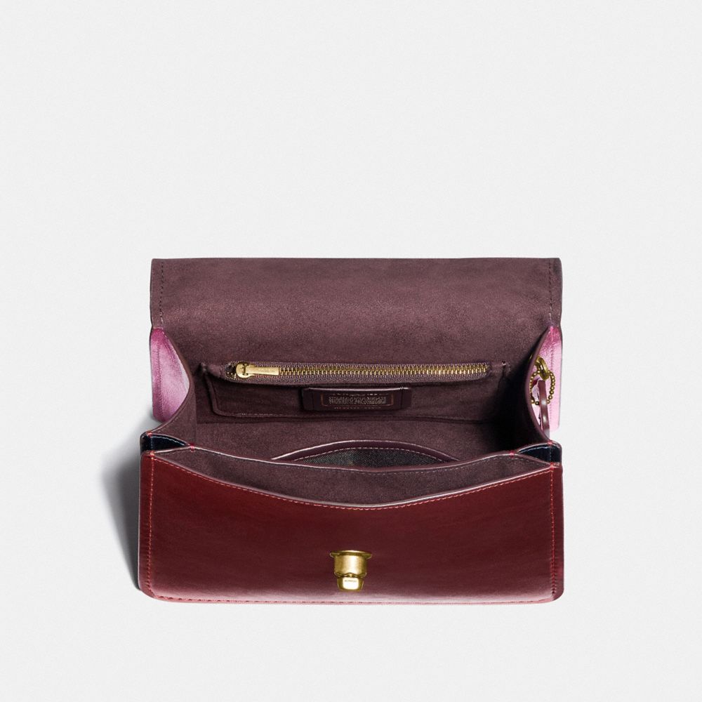 COACH®,Parker Top Handle In Colorblock,,Inside View,Top View