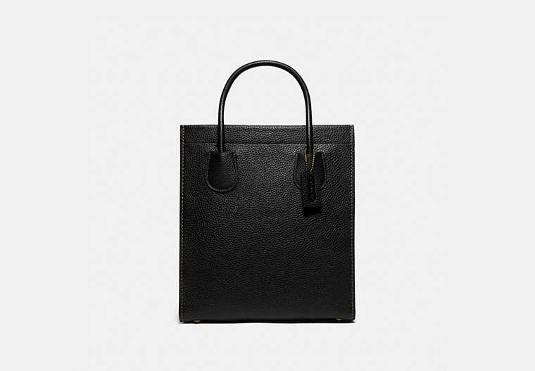 COACH®,CASHIN CARRY TOTE 29,Leather,Large,Brass/Black,Front View