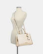 COACH®,ZOE CARRYALL,Leather,Gold/Chalk,Alternate View