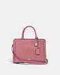 COACH®,ZOE CARRYALL,Leather,Gold/ROSE,Front View