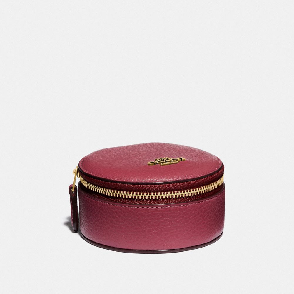 COACH® | Round Jewelry Case