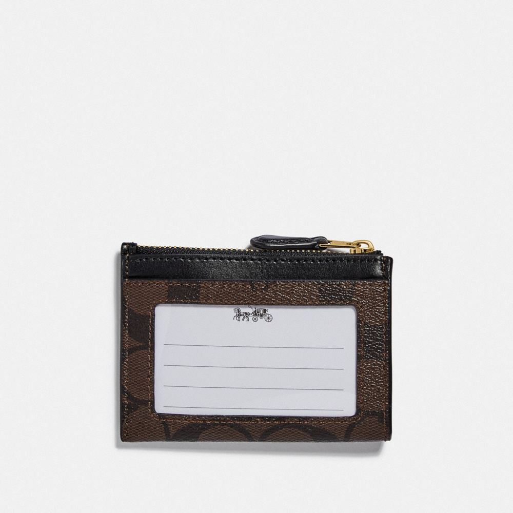 Mini Skinny Id Case In Signature Canvas