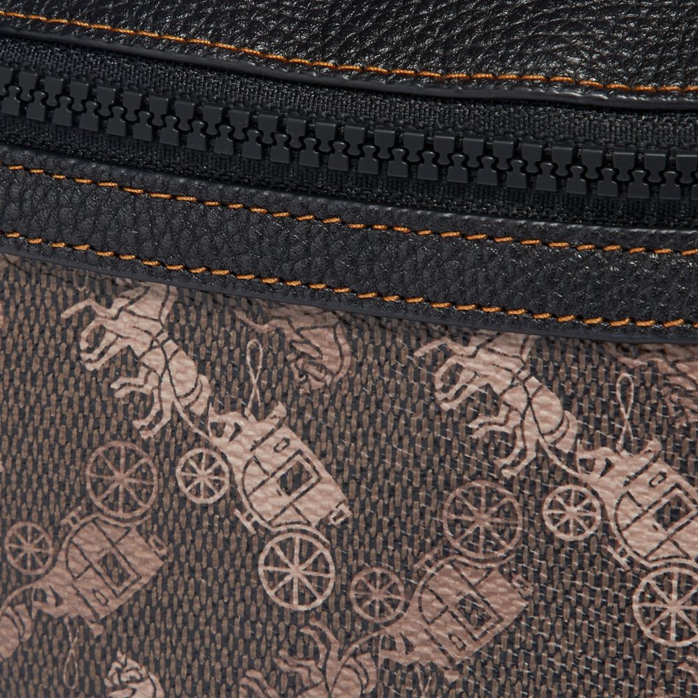 COACH®,Rivington Belt Bag 7 With Horse And Carriage Print,,Closer View