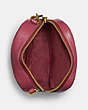 COACH®,KAT CAMERA BAG WITH QUILTING,Smooth Leather,Brass/Dusty Pink,Inside View,Top View