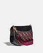 Kat Saddle Bag With Horse And Carriage Print