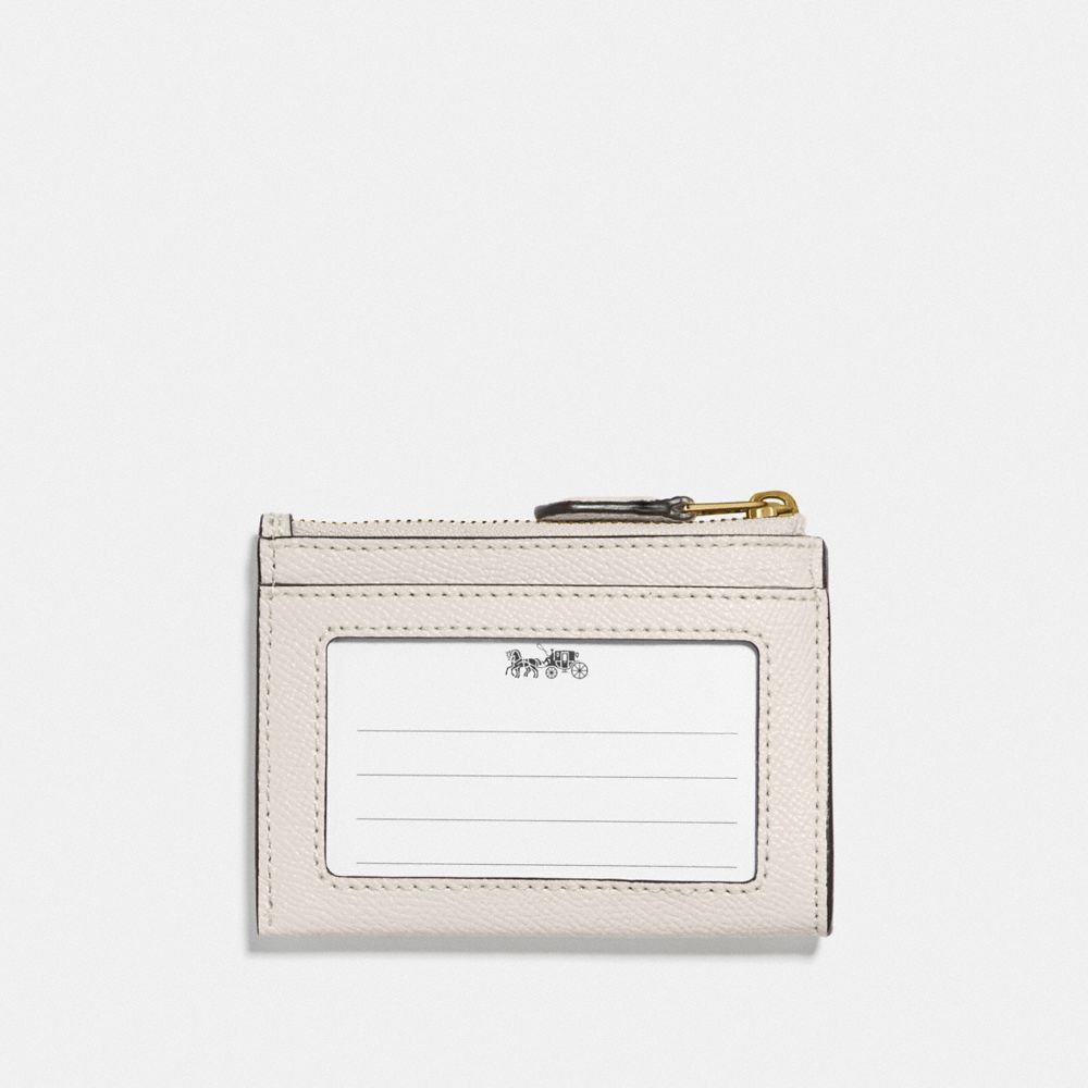 COACH Logo Crossgrain Mini Skinny ID Case